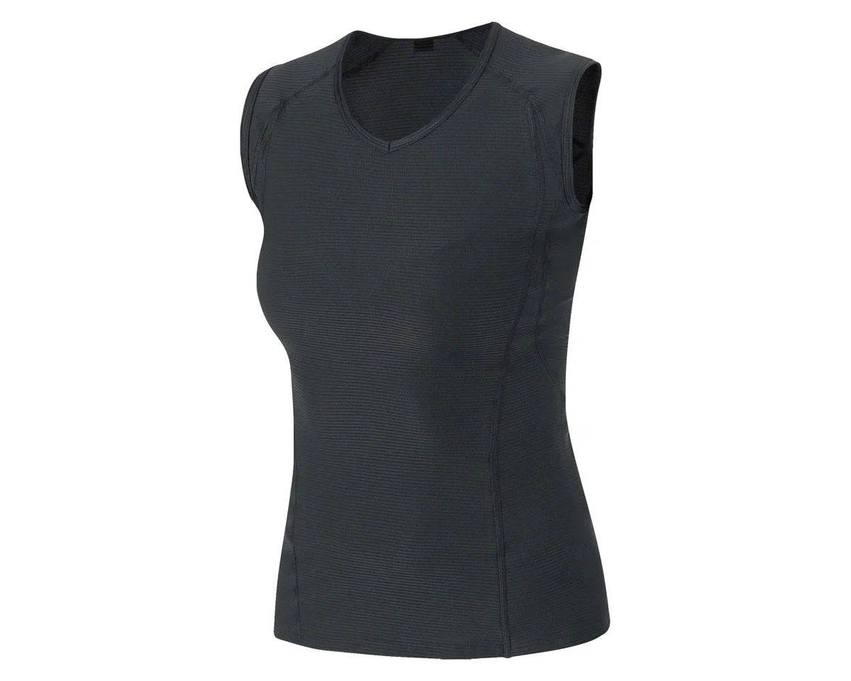 Gore Wear M Base Layer Sleeveless Shirt (Black) (Women's) (L)